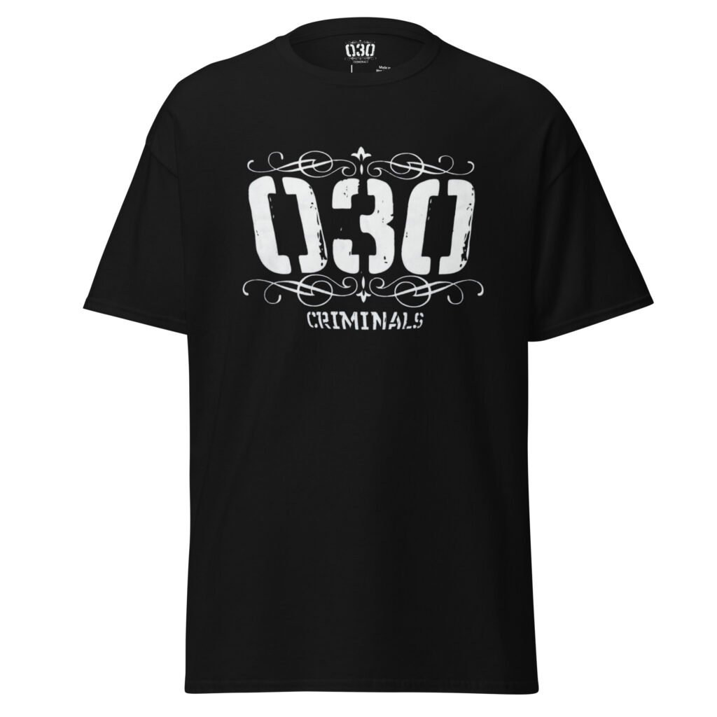 030 Criminals "Classic" white Tee